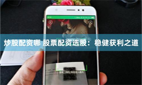 炒股配资哪 股票配资选股：稳健获利之道
