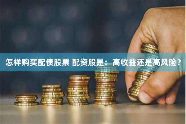 怎样购买配债股票 配资股是：高收益还是高风险？